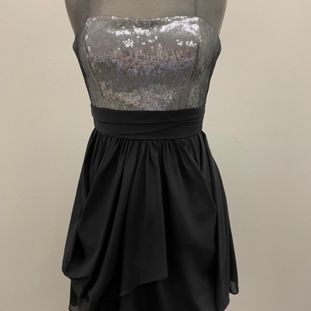 Black & Silver Cocktail Dress